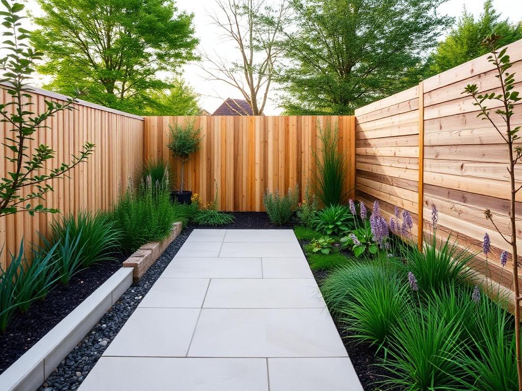 Strakke moderne tuin